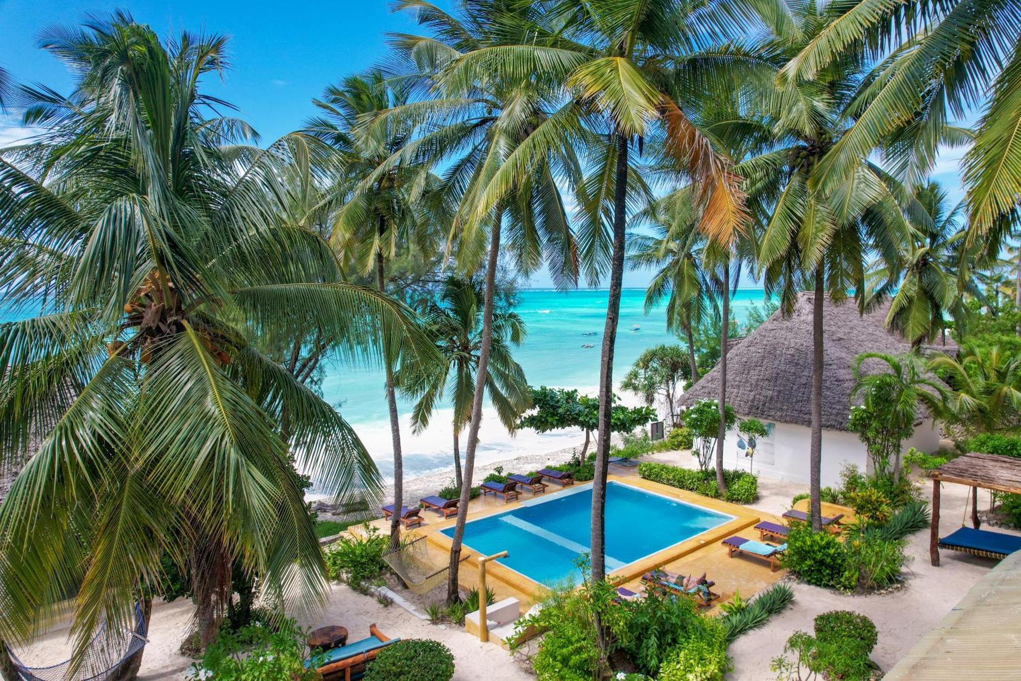 Mnana Beach Bungalows Pingwe Buitenkant foto