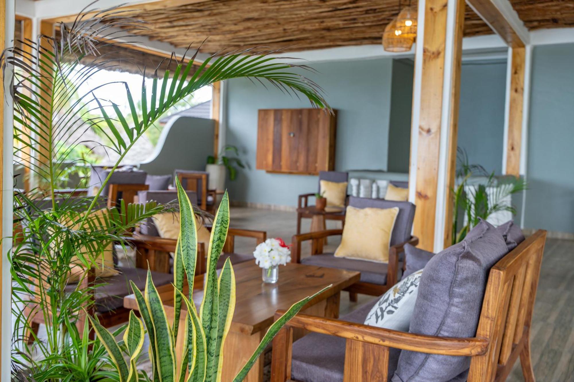 Mnana Beach Bungalows Pingwe Buitenkant foto