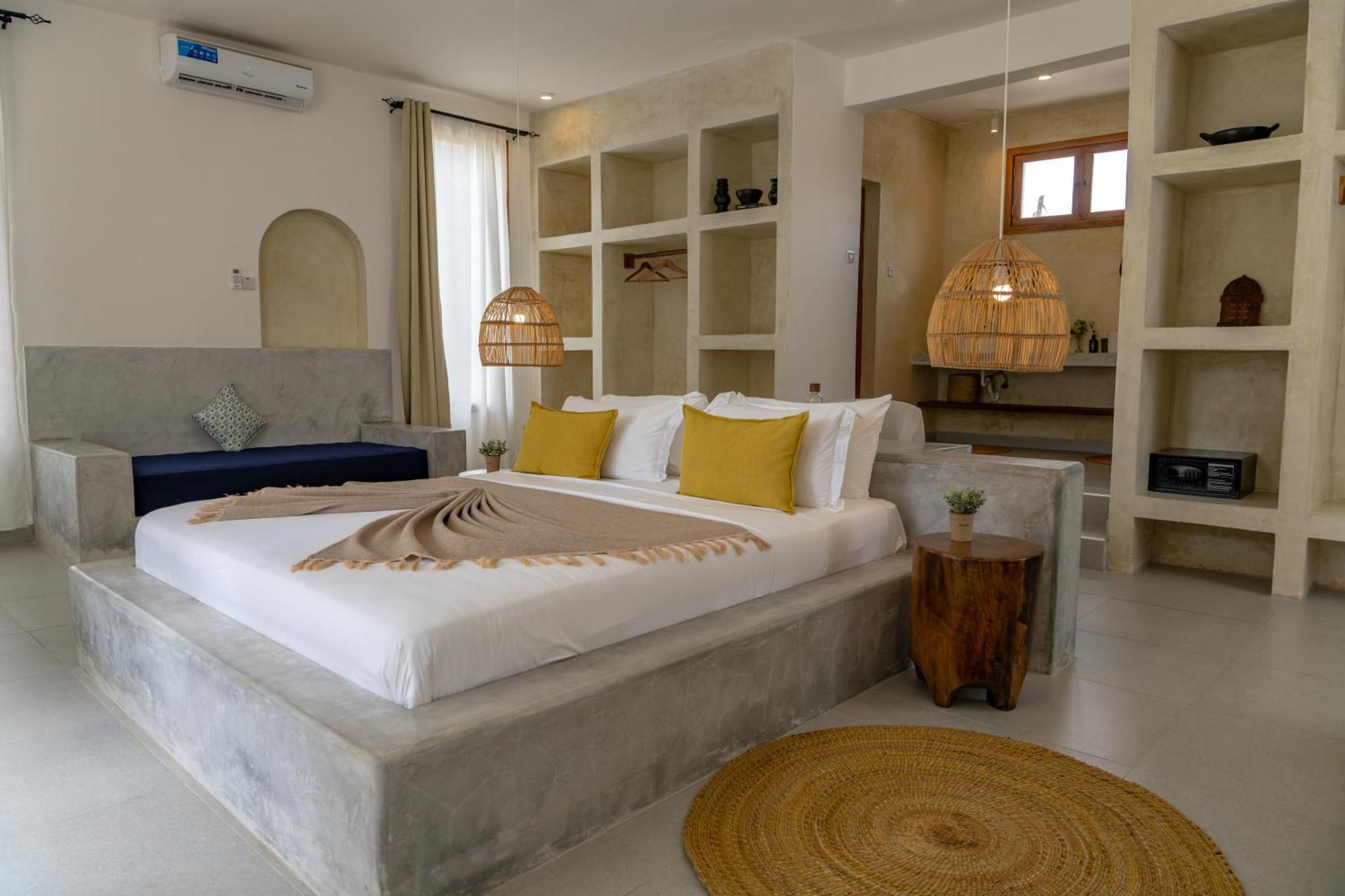 Mnana Beach Bungalows Pingwe Buitenkant foto